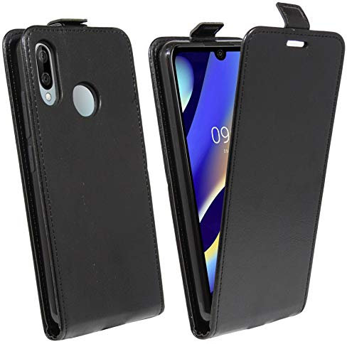 cofi1453® Flip Case kompatibel mit WIKO View 3 LITE Handy Tasche vertikal aufklappbar Schutzhülle Klapp Hülle Schwarz