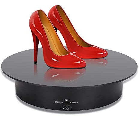 Garosa 5KG Rotating Display Stand, Load Bearing 360 Degrees Rotating Turntable Display Stand for Jewelry Phone