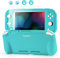 Teyomi - Funda de Silicona para Nintendo Switch Lite con Protector de Pantalla, 4 Piezas Joystick Tapas y Ranuras para Tarjetas, Carcasa con Soporte, diseño Resistente a Golpes y arañazos