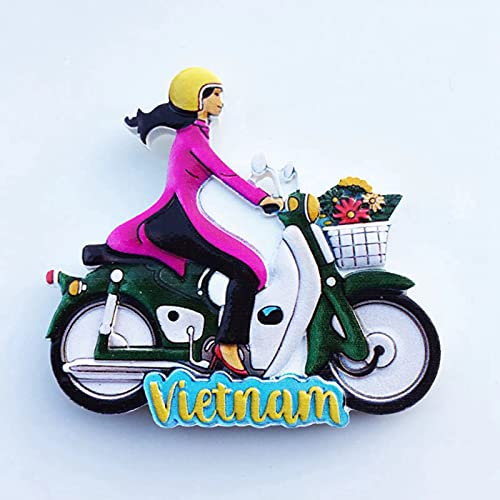 Weekino Ho Chi Minh City Hanoi Vietnam Magnet Travel Souvenir 3D Resin Collection Gift Fridge Refrigerator Magnet