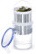 Pots de cornichons avec passoire, pot de cornichons transparent, anti-fuite, couvercle verrouillable, concombres séparés, jalapenos, cornichons