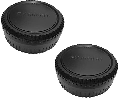 Objektiv-Rückdeckel + Kamera-Gehäusedeckel für Fuji FX Fujifilm X Mount X-S10 X-T30 II X-T20 X-T10 X-E4 X-T4 X-T3 X-T200 X-T100 X-PRO3 X-PRO2 X-A20 X-A10 X-A7 X-A5,HUIPUXIANG [2 Sets]