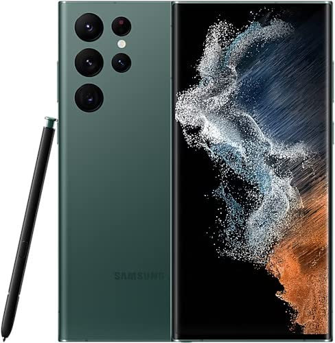 SAMSUNG Galaxy S22 Ultra 5G, 256GB, Verde (Ricondizionato) Smartphone Originale di fabbrica in esclusiva per il mercato europeo (versione internazionale)