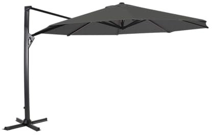 Lesli Living Ampelschirm Taurus grau Ø3,5mtr, One Size