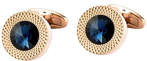 GIVBRO Herren Diamanten Manschettenknöpfe Strass Französisch Manschettenknöpfe Hemd Knöpfe Zubehör mit Geschenkbox für den täglichen Gebrauch