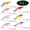 Cozlly 7 Pezzi Gambero Bionico Luminoso,Pesca Esca Artificiale Silicone,Esche da Pesca Luminose,Artificiale del gambero l'esca,Esche Morbide Bioniche,Colore Misto artificiale del gambero l'esca