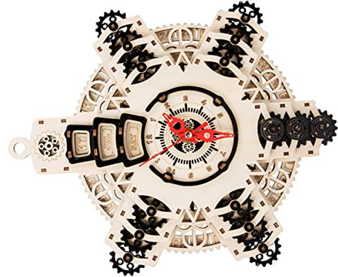 Toyvian 1 Satz Mechanischer Uhrenbausatz Pendeluhr-bausatz Bausätze Für Geräuschlose Uhrwerke Denksportaufgaben Austausch Einer Quarzuhr Puzzle-wanduhr Holz Dekorationen Kind Selbstgemacht