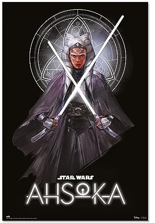 Grupo Erik Poster Star Wars Ahsoka 2 Kunstdruck - Deko Wohnzimmer oder Deko Schlafzimmer - Deko Zimmer - Größe : 61 x 91 - Offizielle Lizenz