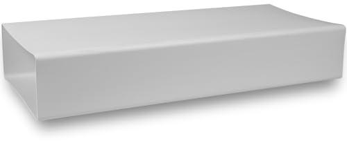 Repa Market Flachkanal 220x90 mm / 22 x 9 cm Rechteckiger Lüftungskanal aus Kunststoff - 150cm lang - Verbindung - Lüftungssystem, Heizen, Kühlen - Klimakanal, Lüftungskanal Flach für Klimaanlage