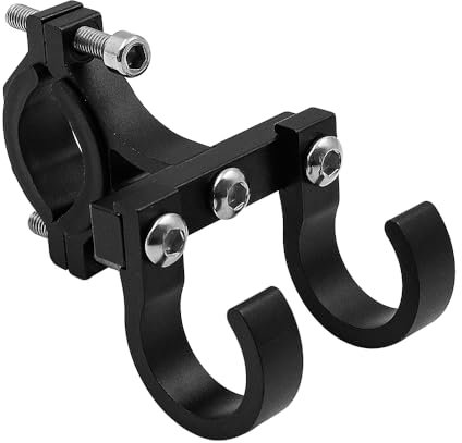 Tiardey Black Electric Scooter Front Hook e Scooter Accessories Aluminium Helmet Hook for Electric Scooter Bicycle Scooter Bag