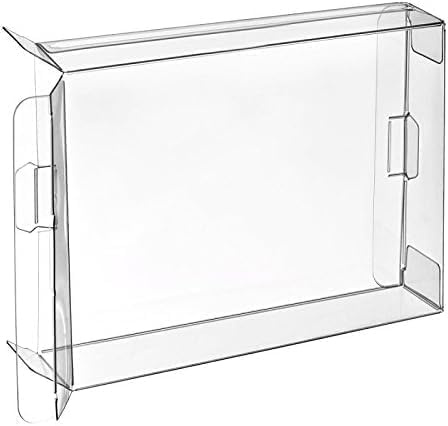 CHILDMORY Lot de 10 étuis de protection transparents pour PS2 GameCube Xbox Wii Xbox 360 PS 2