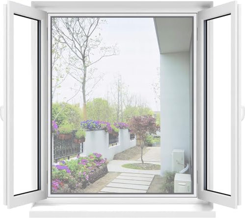 Space Home - Zanzariera Magnetica per Finestre - Rete Antizanzare - Protezione Contro gli Insetti - Schermo Antizanzare - Rete per Finestre - Zanzariera Porta Finestra - Tenda Magnetica 150 x 150 cm