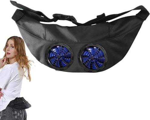Under Shirt Fan | Usb Powered Belt Fan with Super Air Volume, Belt Fan, Waist Fan Fanny Pack, Waist Fan Fanny Pack for Construction Labor High Temperature Work Outdoor Works Travel