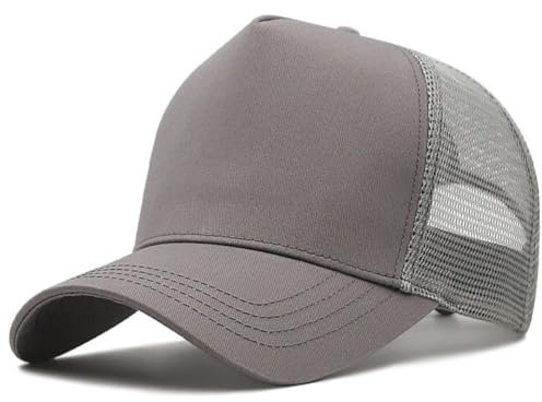 YAMEE Basecap Herren Großer Kopf High Crown XXL,Baseball Cap Herren Sommer Atmungsaktiv Mesh,Baseballkappe Damen Verstellbare Leicht,Kappe Unisex Im Freien Sonnenschutz,Trucker Hut