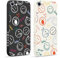 Pnakqil 2 Stück Handyhülle für iPhone 8/7 / SE 2020 / SE 2022 4,7 Hülle, Lächeln Muster Niedliche Aesthetic Case Silikon Weiche für Mädchen TPU Dünn Stoßfeste Kameratasche Tasche Schutzhülle