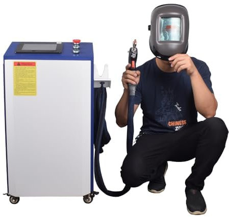 RECI 3000W Laser Source, 4-in-1 Welding, Cutting, Cleaning Machine, Auto Wire Feeder, 380V, Portable Welder