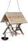 dobar® Vogelfutterhaus Spielplatz hängend aus Holz - Futterhaus für Wildvögel als Bausatz - Vogelhaus Natur - 29 x 26,5 x 43 cm