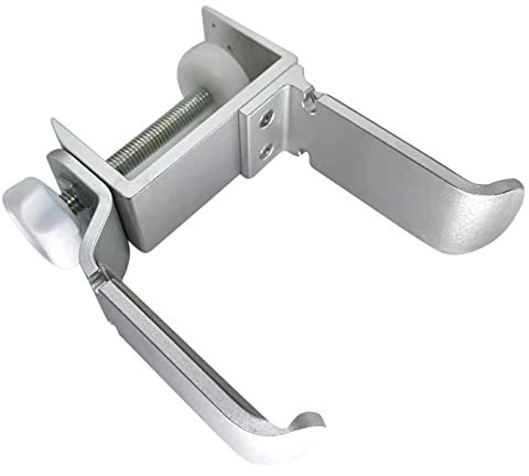 Soporte Auriculares Soporte plegable for auriculares Soporte for colgar Auriculares de aluminio Soporte for barra de sonido Gancho for abrazadera Debajo del escritorio Montaje for ahorrar espacio, Gan