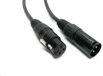 Ome Audio XLR (Male-To-Female) Balanced Cable For Microphones, Amplifiers, Mixers, Speakers, Audio Interfaces. (3m)