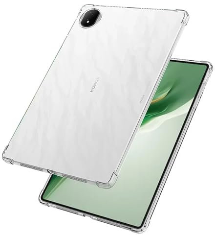 MEMELOKA Coque pour Honor MagicPad 2 12.3 Pouces, Housse Etui en Transparent Anti-Jaunissement Silicone TPU Souple avec Coins Renforcés, Antichoc Coque pour Honor MagicPad 2