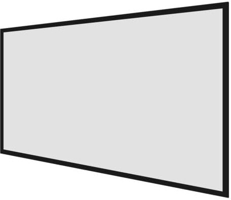 Grand écran de projection 100 pouces Projecteur 16:9 Cadre en alliage d'aluminium Grande surface pour vidéoprojecteurs extérieurs maison