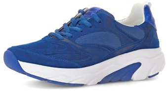 Gabor Damen Low-Top Sneaker, Frauen Halbschuhe,schnürschuhe,schnürer,straßenschuhe,Strassenschuhe,Sportschuhe,Saphir,37.5 EU / 4.5 UK