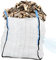 Big Bag für Holz | Brennholz-BigBag für 1m³ | Atmungsaktiver BigBag 90x90x110 cm Groß - Hohe Stabilität bis 1500kg, BigBags mit 4 Schlaufen (BigBag ohne Brennholz)