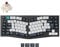 Keychron Q10 Max Alice 75% DE-ISO Layout, Drahtlose mechanische Tastatur mit Drehknopf, QMK/VIA programmierbar, 2.4 GHz/Bluetooth/Kabelverbindung Gateron Jupiter Braun-Schalter