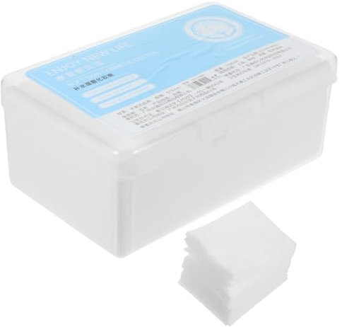 minkissy 1080 Blatt Vlies-pads Zum Entfernen Von Make-up Sanfte Gesichtsreinigungspads Nagellackentferner Kosmetikwerkzeug Für Damen Zum Auftragen Von Tonercreme Zufälliger Stil