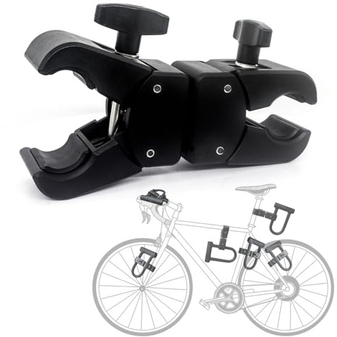 SODOI U-Lock Holder/Clamp for Kryptonite and Most Other U-Locks, Heavy Duty Use, No Noise, Suitable for Round Tube Bike Frame