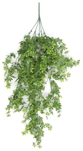 Leaf Artificial Hanging Plants Fire Resistant UV Resistant