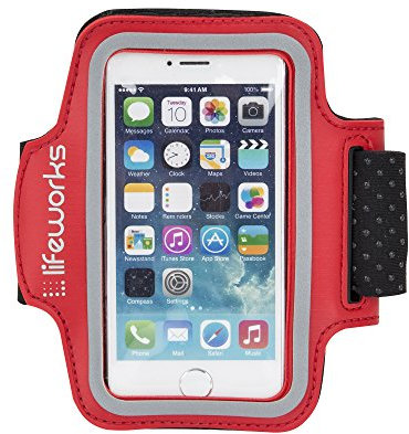 Lifeworks Sport Sleeve - Armband for iPhone and iPod (Red)