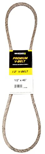 MAXPOWER Keilriemen 347489, Kevlar verstärkt, 1/2 x 46 - 4L460 - Aussenlänge L(a) 1170 mm, Beige