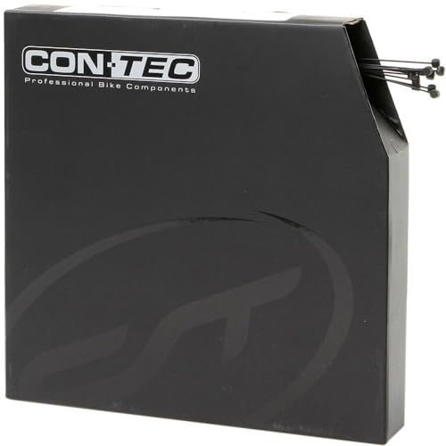 Diverse CONTEC Bremsinnenzug 'Stop++' Stahl, PTFE, Ø 1,5mm, 2000mm Lang, Werkstattbox 50 Stück, mit Walzennippel, Sporting_Goods Unisex Erwachsene, Schwarz, Einheitsgröße