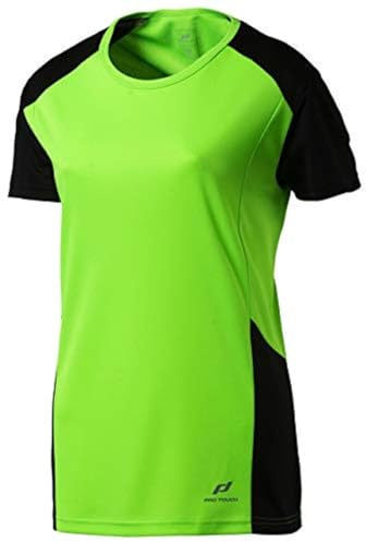 Pro Touch Damen Damen T-Shirt T-Shirt Cup, Grün Gecko/Schwarz, 34, 4032686705034