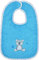 Wörner Lätzchen mit hochwertigem Stickmotiv Frottier blau/weiss