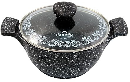 Kasan/Kazan mit Granit Keramikbeschichtung 2,5 Liter 20cm Durchmesser Keramik Design Kochtopf