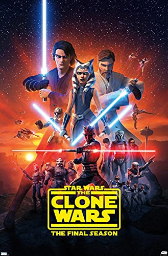 Trends International Star Clone Wars - Saison 7 Key Art Wandposter 37,4 x 56,8 cm Premium ungerahmt