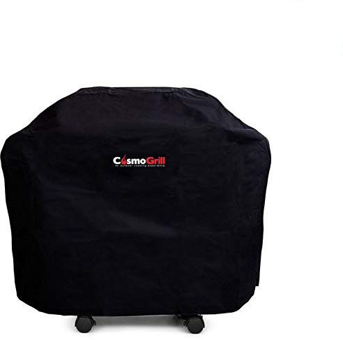 CosmoGrill BBQ Barbecue Cover 600D Oxford Fabric Cloth Heavy Duty UV Protected (140x48x121cm)