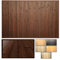 LucaHome – Alfombra bambú Uganda Ideal para Interior, Alfombra bambú para Cocina, salón, despacho, Dormitorio con Cenefa, Alfombra de bambú Antideslizante (Chocolate, 60x90cm)