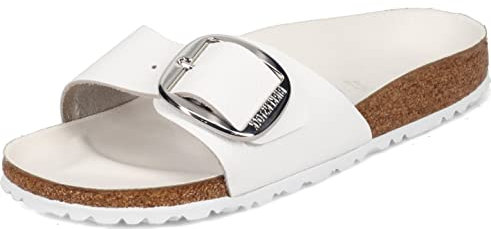 Birkenstock Damen 1018866 Madrid Big Bkl Black Ltr, weiß, 40 EU