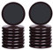 RCHYFEED Furniture Slider for Carpet 3,5 Inch, 16 Pack Reusable Furniture Sliders and Gliders Floor Protectors for Chair Legs, 89 mm Furniture Sliders Pads for Heavy Items on Carpet & Hard Floor Black
