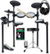 XDrum DD-460C E-Drum Kit Home Set - Kompaktes elektronisches Schlagzeug - 25 Kits und 15 Songs - Mesh Heads - Spar-Set inkl. Hocker, Kopfhörer, Sticks und Schule - Schwarz