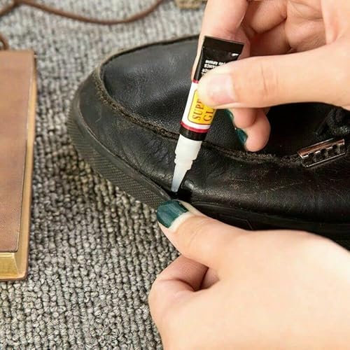 Super Glue Extra Strong Premium Quality 3g - 6 Pack Transparent Glue Quick Dry Adhesive for Instant Repair Plastic Rubber Wood Glass Leather DIY Craft