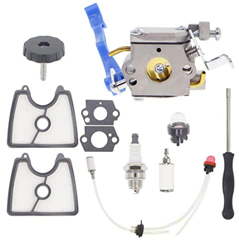 Hutdkte 545081811 Carburatore per Soffiatore Husqvarna 125B 125BX 125BVX con manopola 530059796 Kit tubo carburante 581798001