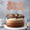 Happy Birthday Tortendeko Geburtstag, Cake Topper Geburtstag, Glitter Cake Topper Happy Birthday, Tortendeko Schwarz, Cupcake Topper für Mädchen Jungen Frauen Mann (Roségold - 18. Geburtstag)