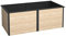 ESTEXO Design Hochbeet Gemüsebeet Pflanzkasten mit Schneckenkante Blumenkasten Beet (200x100x77 cm/Holz-Optik)