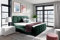 Bett ADA Boxspringbett mit Bettkasten Doppelbett mit Fußteil Polsterbett für Schlafzimmer (Grün - Fresh 13, 160x200)