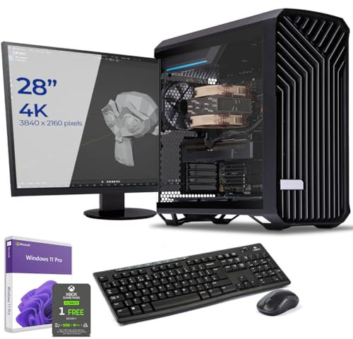 Sedatech Paket Workstation Pro • Intel i9-10900X • 2X RTX4090 • 128GB RAM • 2TB SSD M.2 • Windows 11 Pro • Monitor 28