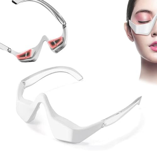 EyeCare Pro, Toner Eye Care Pro Glasses, 3D Eye Beauty Massager, Professionelles Gerät zur Augenpflege mit Mikrostromtechnologie, gegen geschwollene Augen, Tränensäcke und Augenringe anzukämpfen (1PC)